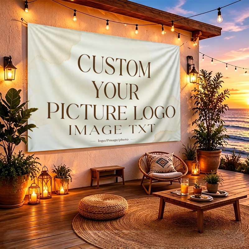 Commercial Printing Images - Индивидуальные флаги-баннеры, подходящие для нанесения логотипа