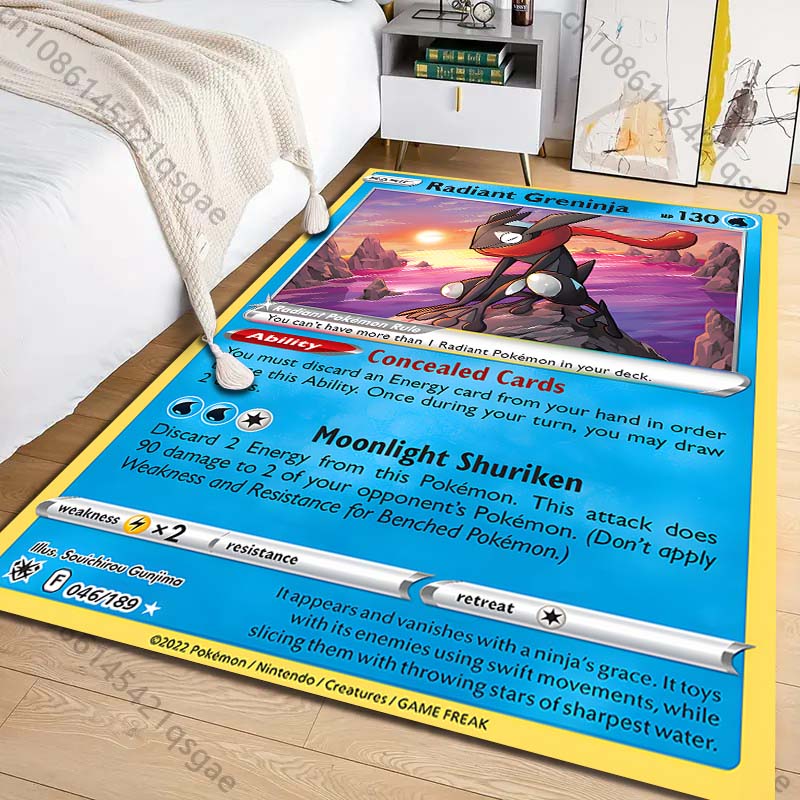 Ковер с принтом карт Pokémon G – обзор и цена Commercial Printing Format
