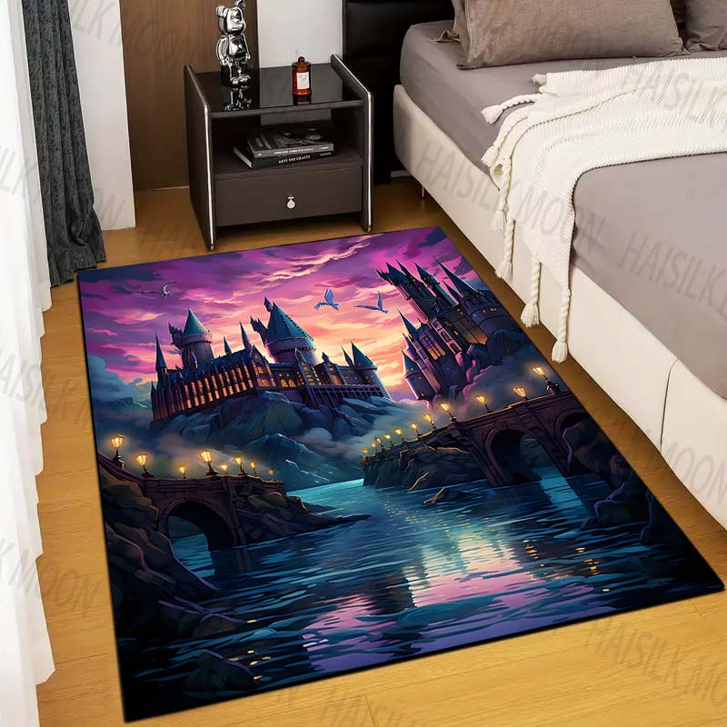 1 шт., ковер с принтом Castle  – обзор и цена Commercial Printing Format