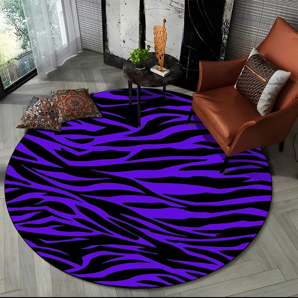 Pink Zebra Stripe Print Round  – обзор и цена Commercial Printing Format