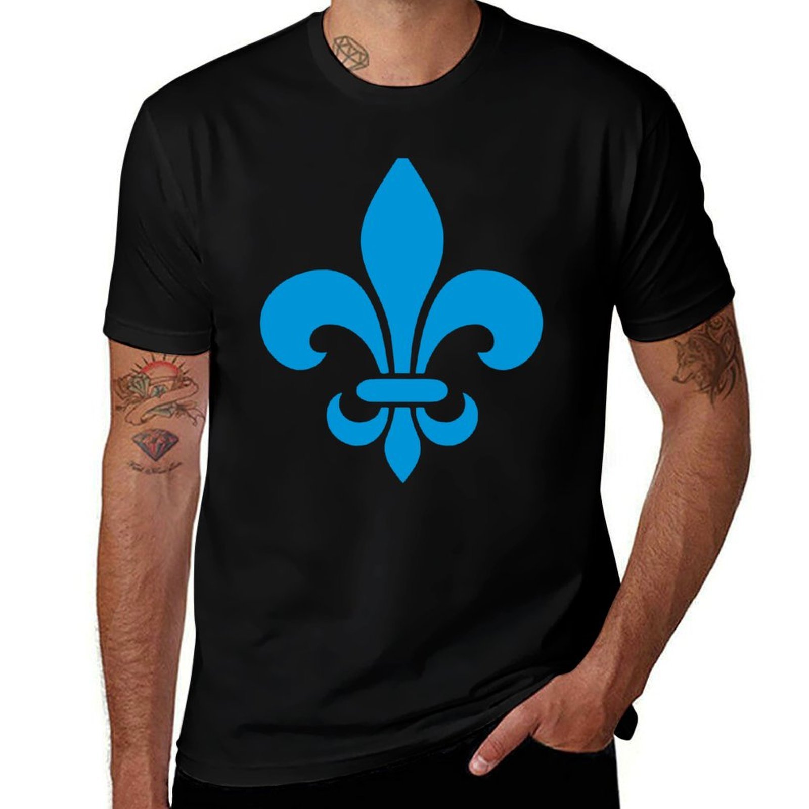 Футболка с синим геральдским л – обзор и цена Printing Qc